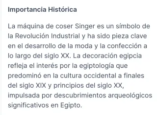 Máquina de coser Singer antigua