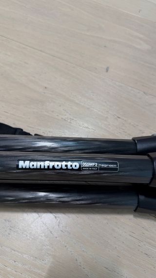 Trípode Manfrotto Carbono + Rótula + Bolsa