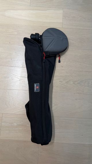 Trípode Manfrotto Carbono + Rótula + Bolsa