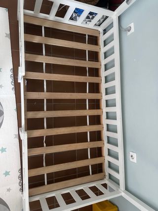 Cama infantil casita madera