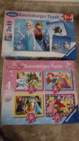 Puzzles Ravensburger Frozen y Princesas Disney