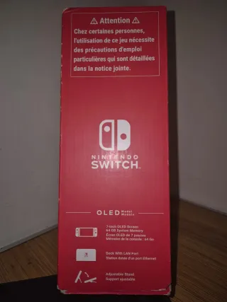 Nintendo OLED switch Blanca