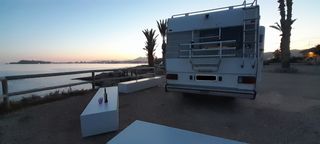 HYMER B544 Integral - placas solares – calefacción