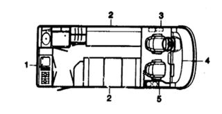 HYMER B544 Integral - placas solares – calefacción