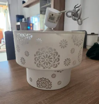 2 Lámparas de Techo Blancas