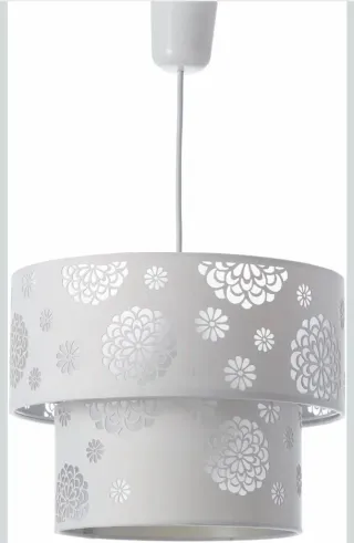 2 Lámparas de Techo Blancas