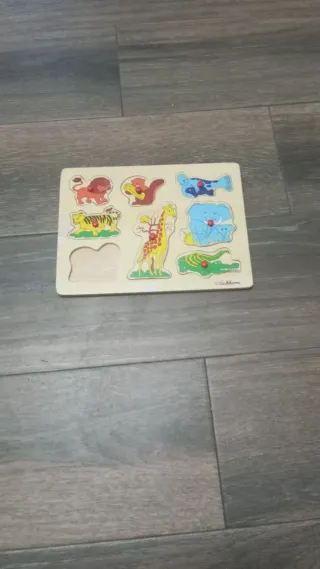 Puzzle de madera animales