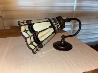 Lámpara de pared Tiffany cristal y metal
