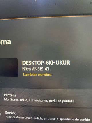 Laptop Acer Nitro 5 Negro/Rojo