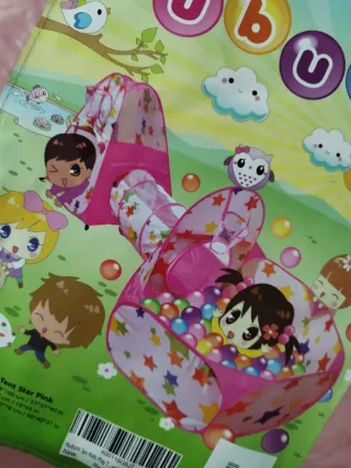 Tienda de campaña infantil con túnel