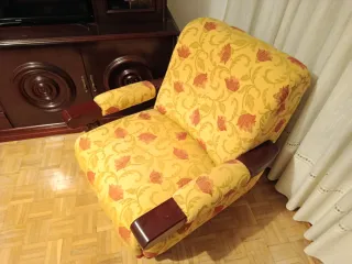 Conjunto 2 sillones y sofá vintage