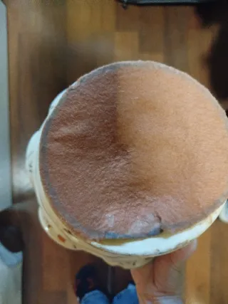 Frutero de cerámica pintado a mano