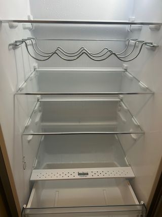 Frigorífico Sharp plateado