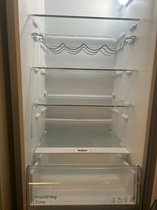 Frigorífico Sharp plateado