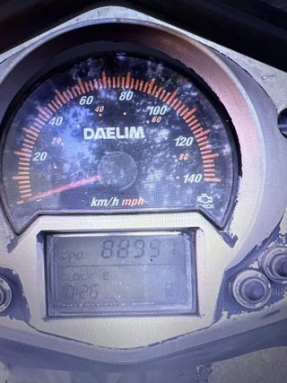 Daelim 125 Scooter Gris 2010
