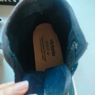 Zapatillas Victoria Negras Plataforma