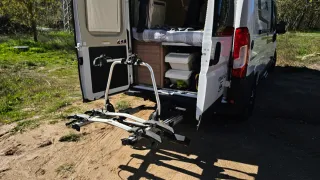 Portabicicletas para furgoneta,para dos bicicletas