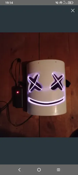 MASCARA CON MANDO DE EFECTOS LED LA PURGA