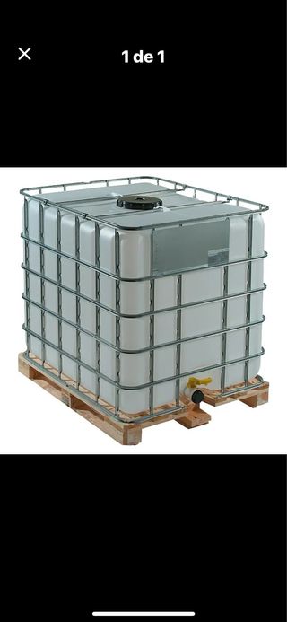Depósito agua 1000L usado riego