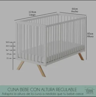 Cuna colecho Nuru 3x1