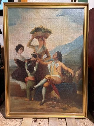 Puzzle La Vendimia de Goya enmarcado