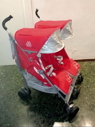 Silla Gemelar Maclaren Roja