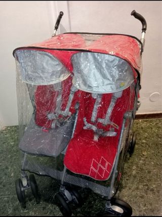 Silla Gemelar Maclaren Roja