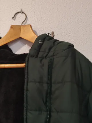 Parka verde mujer