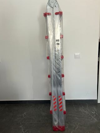 Escalera telescópica 12+12 peldaños aluminios