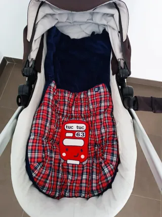 Saco y cubrepies universal rosa,de regalo saco tuc