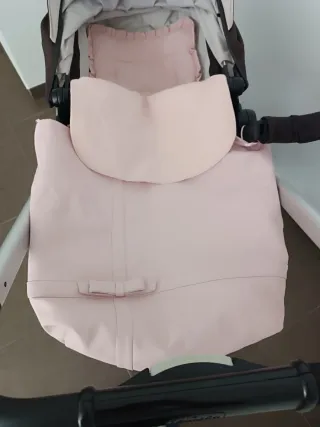 Saco y cubrepies universal rosa,de regalo saco tuc