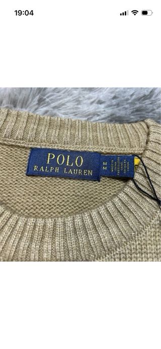 Maglione Ralph Lauren Bear Beige Taglia M