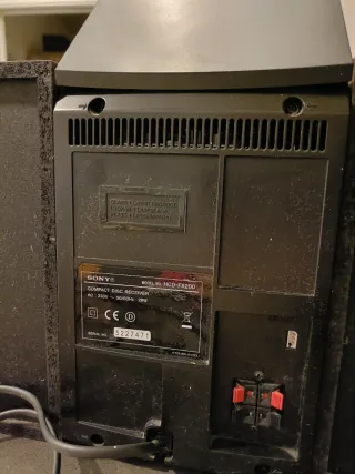 Equipo de música Sony