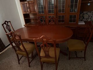 Mesa de madera maciza