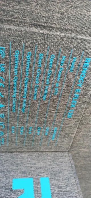 Panel Solar Renogy Flexible 120W 140€unidad