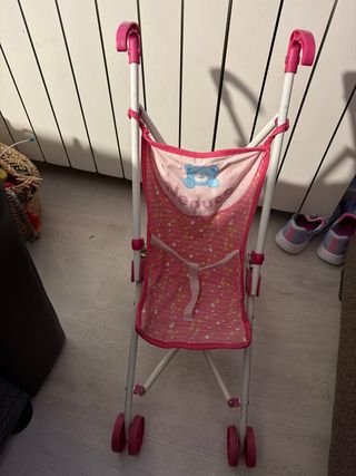 Carrito de muñecas Nenuco rosa
