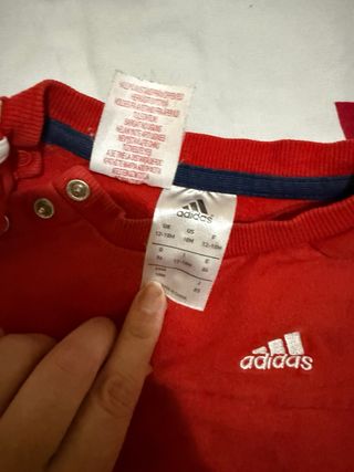 Conjunto Adidas bebé 12/18 meses