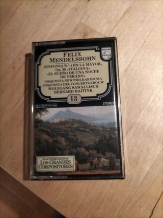 4 Casetes Música Clásica PRECINTADOS