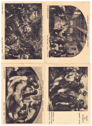 Cartoline Mostra del Tintoretto Venezia 1937-XV