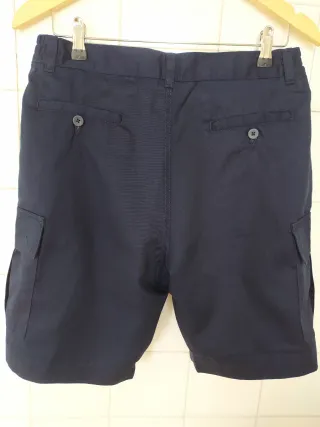 Bermuda Cargo Roly Hombre T. M Azul Marino
