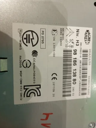 Módulo navegación GPS Peugeot 308 II mk2 t9