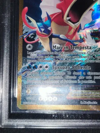 Carta Pokémon BGS 8 Gyarados EX  123/122 ITALIANO