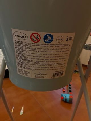 Bañera Shnuggle con soporte