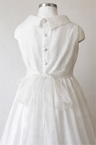 Traje Comunión Organza Talla 12. NUEVO