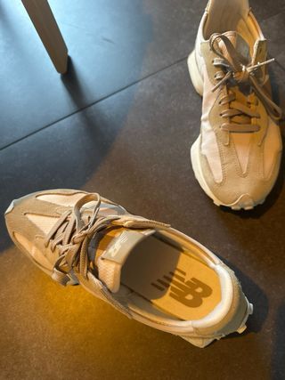 Tenis New Balance Beige/Marrón