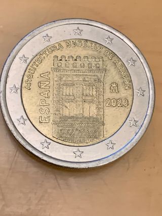 Moneda 2€ España 2020 Mudéjar Aragón