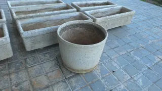 Macetero, Jardineras piedra.