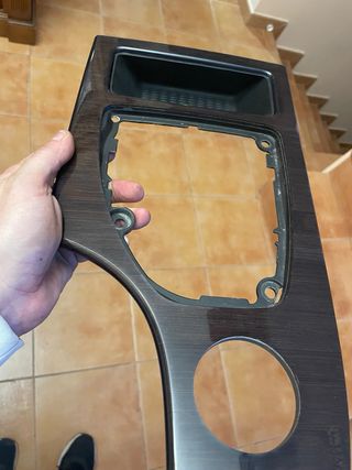 Molduras BMW E60 lci Madera bambu antracita