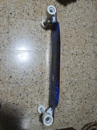 Tabla Longboard Azul y Negra