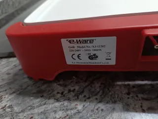 Plancha cocina eléctrica roja